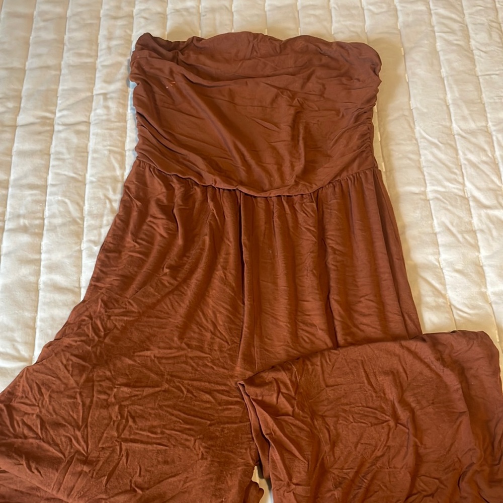Rust jumpsuit